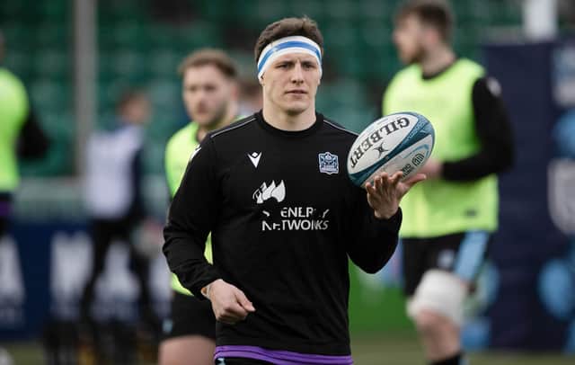 Glasgow Warriors flanker Rory Darge suffered a knee injury in South Africa. (Photo by Craig Williamson / SNS Group)