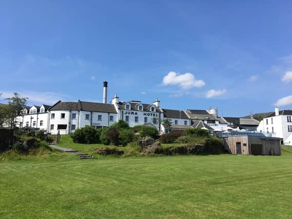 The Jura Hotel plays an important role in the island community.