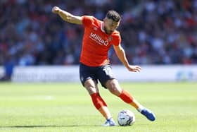 Robert Snodgrass, pictured in action for Luton Town last season, is on the verge of joining Hearts. (Photo by Alex Pantling/Getty Images)