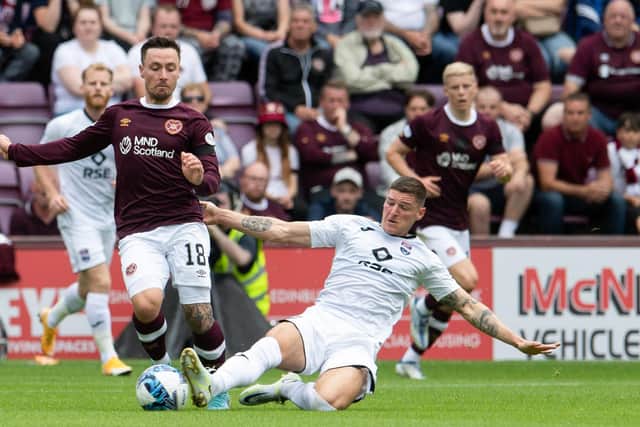 Barrie McKay scored and impressed for Hearts on the opening day of the season against Ross County.