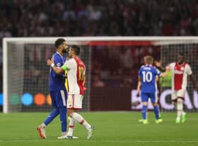 Rangers were swept aside by Ajax in Amsterdam. (Photo by Dean Mouhtaropoulos/Getty Images)