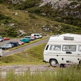 The North Coast 500 route has seen an influx of camper vans and tourists (Picture: Paul Campbell/Getty Images)
