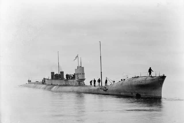 The K-Class submarines were a class of steam-propelled  Royal Navy submarines that were favoured because of their speed and endurance. New analysis of two wrecks - K4 an K17 - at the bottom of the Firth of Forth have shed new light on the Battle of May Island, in which no enemy was involved but occured due to a series of blunders in the water in January 1918. PIC: Creative Commons.