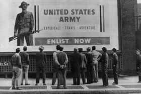 A poster issued by the United States Army, circa 1950 PIC: Hulton Archive/Getty Images