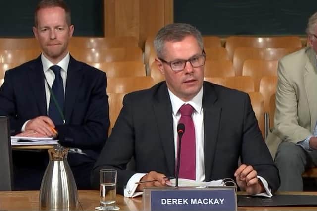 Derek Mackay appeared in front of MSPs at the Public Audit Committee
