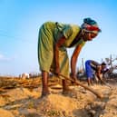 Janet Zirugo, who has been severely impacted by drought in Mutoka District, Zimbabwe, is now receiving training in climate smart agriculture techniques (Piture: Christian Aid/David Brazier)