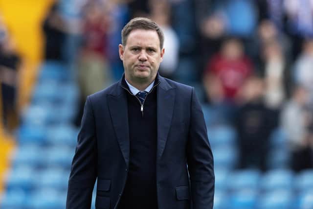 Rangers manager Michael Beale can't hide his disappointment following defeat at Kilmarnock.