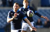 Finn Russell trains with his team mates during the Scotland captain's run at Murrayfield ahead of the New Zealand game. (Photo by Mark Runnacles/Getty Images)