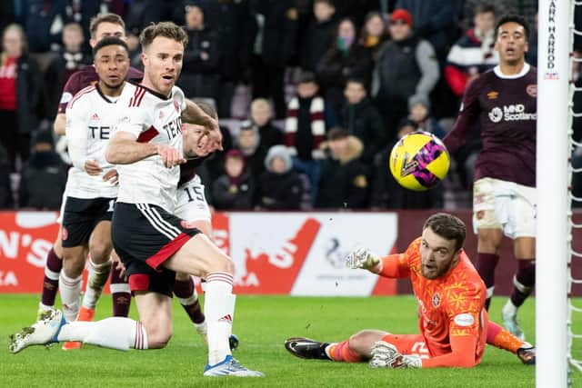 Hearts host Aberdeen in a crucial fixture for the race for third. (Photo by Ross Parker / SNS Group)