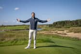 Eric Trump during a visit to Trump International Golf Links, Aberdeenshire. Picture: Jane Barlow