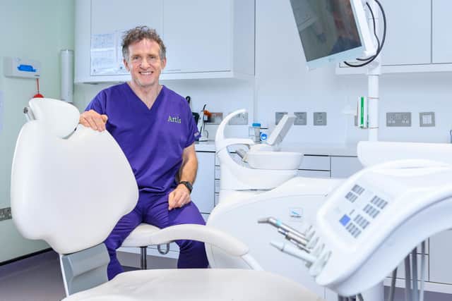 Artis Dental and Implant Studio, based in Balerno, was founded 16 years ago by owner Brian Clough, pictured, and his wife Edel. Picture: Ian Georgeson