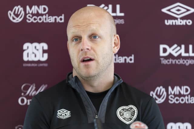 Steven Naismith is hoping to secure fourth place when Hearts host Hibs on Saturday.