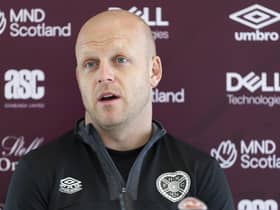 Steven Naismith is hoping to secure fourth place when Hearts host Hibs on Saturday.