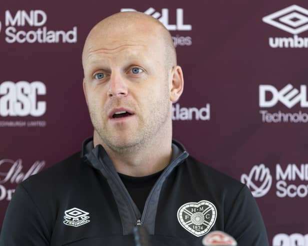 Steven Naismith is hoping to secure fourth place when Hearts host Hibs on Saturday.