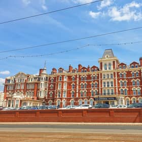 The magnificent exterior of the Imperial Hotel