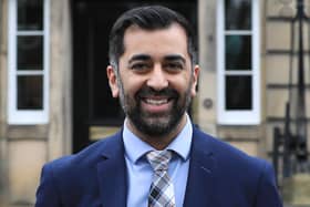 First Minister Humza Yousaf was in Peterhead on Tuesday to visit the power station.