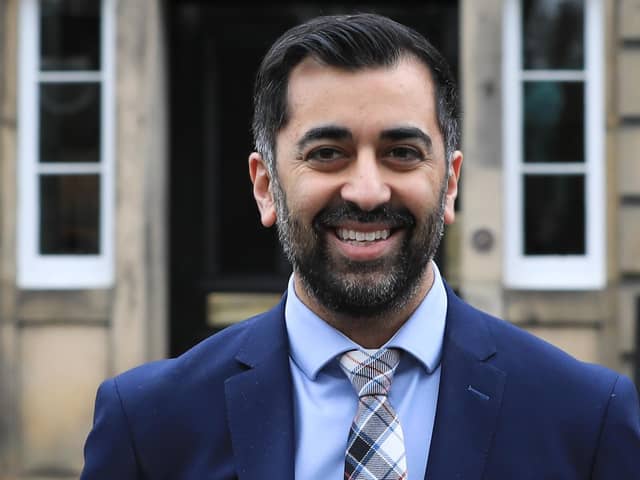 First Minister Humza Yousaf was in Peterhead on Tuesday to visit the power station.
