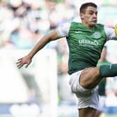 Kyle Magennis is hoping to return to action for Hibs within the next few weeks. Photo by Craig Williamson / SNS Group