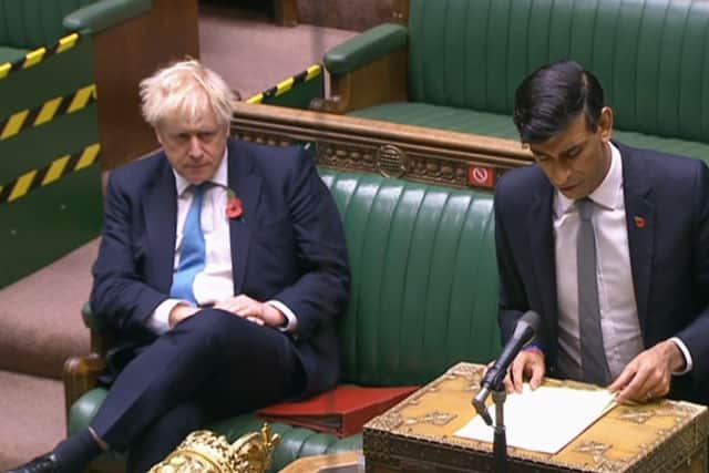 Chancellor of the Exchequer Rishi Sunak giving a statement to MPs in the House of Commons on economic measures. Picture: PA Wire