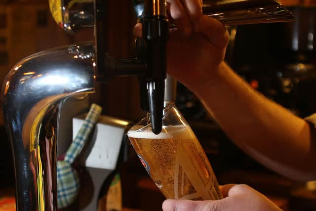 A Scottish pub is offering free home deliveries of draught lager from Thursday