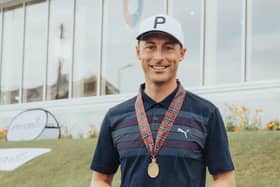 Lundin's James White pictured after his win in last year's Leven Gold Medal. Picture: Rachael McQueen