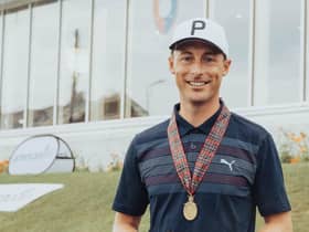 Lundin's James White pictured after his win in last year's Leven Gold Medal. Picture: Rachael McQueen