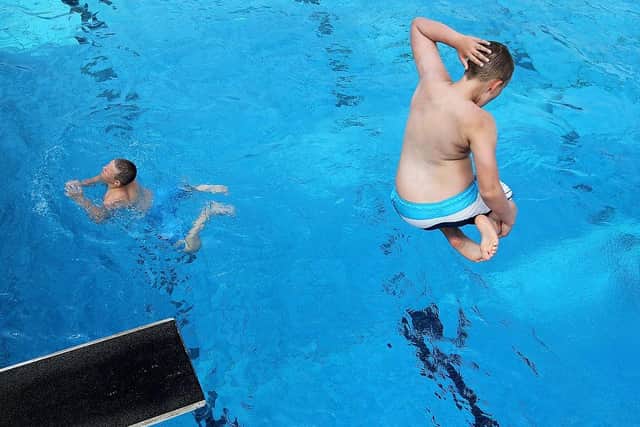 Several councils and leisure trusts have warned that pools could be forced to close due to the chlorine shortage. Picture: Sean Gallup/Getty