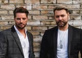 Boyzone’s Keith Duffy and Westlife’s Brian McFadden have teamed up as Boyzlife