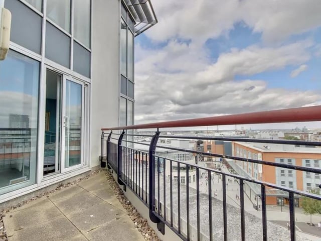 This two bedroom flat in Gunwharf Quays is on sale for £995,000. It is listed by Finest exclusively by Bernards.