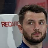 Craig Halkett was forced off injured in Switzerland.