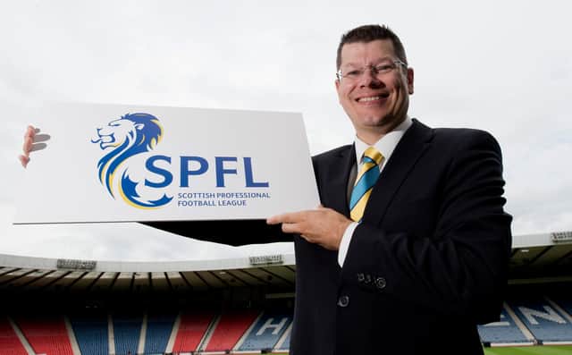 SPFL Chief Executive Neil Doncaster says it is "absolutely imperative" the league starts in August. Picture: SNS