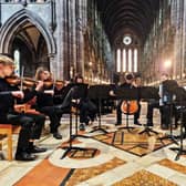 Pupils rehearsing Castle Rock by renowned composer David Horne
