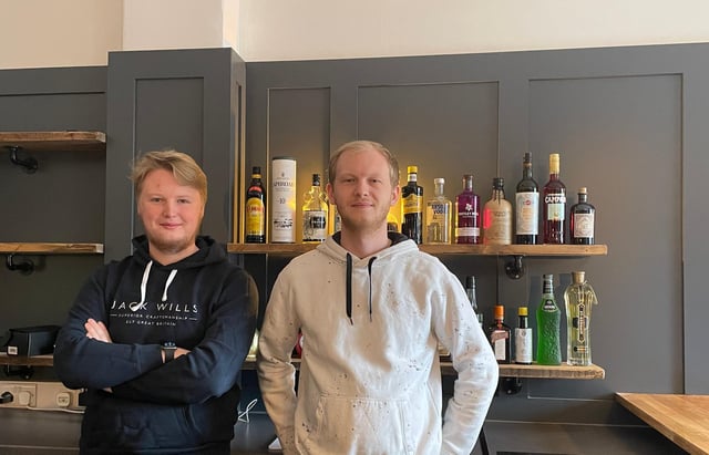 Jake and Alex of Luxford Burgers