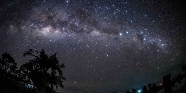 Anyone who's ever wanted to explore the Milky Way can do so virtually in the spaceflight simulator game, Elite Dangerous (Picture: Dicky Bisinglasi/AFP via Getty Images)