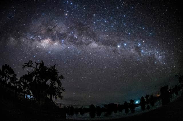 Anyone who's ever wanted to explore the Milky Way can do so virtually in the spaceflight simulator game, Elite Dangerous (Picture: Dicky Bisinglasi/AFP via Getty Images)
