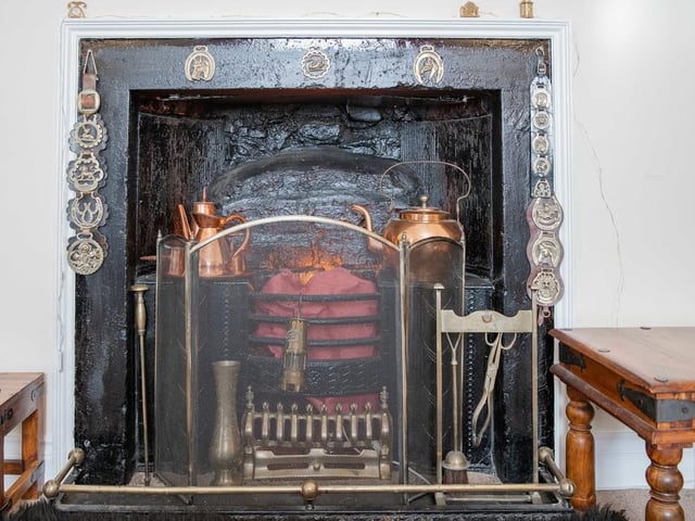 Feature fireplace.