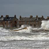 Flood warnings are in place for the Troon area over the weekend. The town is pictured here during a storm in 2014.PIC: Flickr / CC/ Broan Wotherspoon