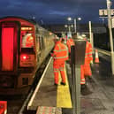 A ScotRail diesel train more than 30 years old being tested at Leven Station on the Levenmouth line in Fife which is due to be re-opened in June. (Photo by Network Rail Scotland)