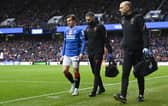 Rangers' Ridvan Yilmaz limped out of the win over Aberdeen in October. (Photo by Rob Casey / SNS Group)