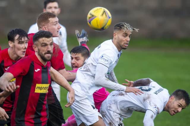 Drumchapel United ousted FC Edinburgh in the third round of the Scottish Cup.