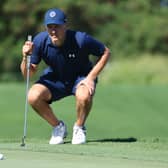 Jordan Spieth during a practice round prior to the Sentry Tournament of Champions at Kapalua Golf Club in Hawaii. Picture: Gregory Shamus/Getty Images.