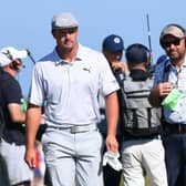 Bryson DeChambeau during the second round of the 149th Open at Royal St George's. Picture: Andy Buchanan/AFP via Getty Images.