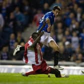 Rangers' Nacho Novo (centre) scores the only goal of the match in 2007. (Picture: SNS)