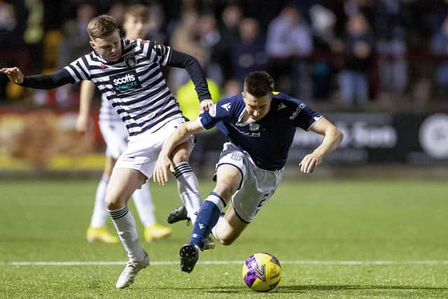 Queen's Park host Dundee in a huge top of the table clash to decide the destination of the Scottish Championship title.. (Photo by Roddy Scott / SNS Group)