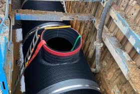 Image of super sewar installation