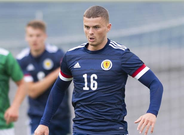 Rangers winger Josh McPake in action for Scotland U21s. (Photo by Mark Scates / SNS Group)