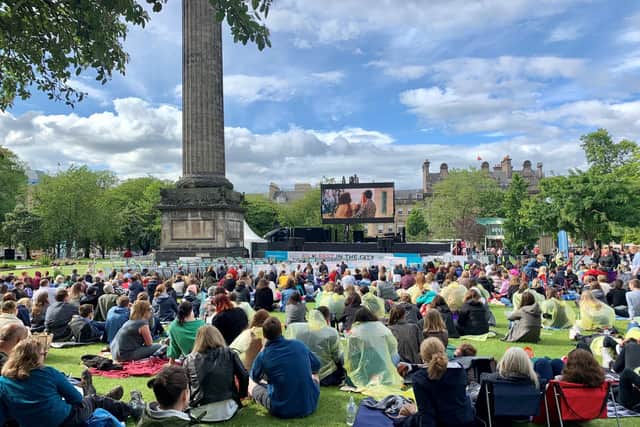 St Andrew Square will be hosted sreenings during the opening weekend of this year's film festival.
