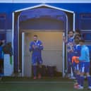 Queen of the South skipper Stephen Dobbie is given a guard of honour by his teammates and backroom staff before the 2-0 defeat to Dundee  (Photo by Craig Foy / SNS Group)