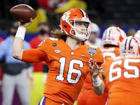 Trevor Lawrence of the Clemson Tigers is widely expected to be the first pick at the NFL draft. Picture: Chris Graythen/Getty Images
