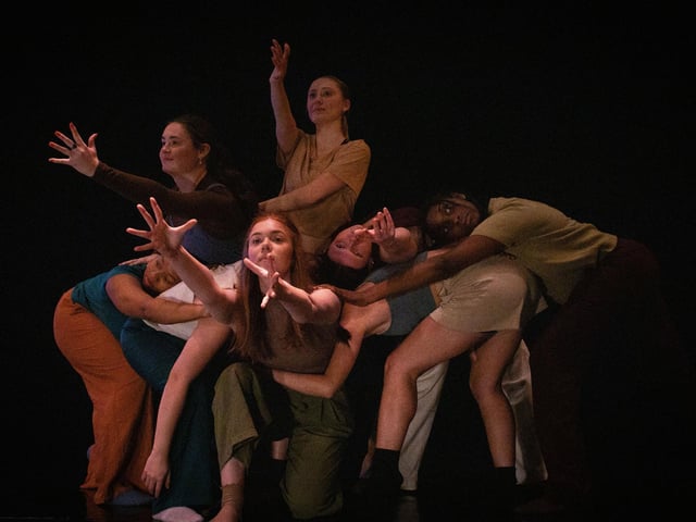 Yonder Contemporary Dance Company performing in Nashville, Tennessee on their Southeastern tour of the United States.